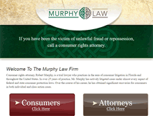Tablet Screenshot of lawfirmmurphy.com